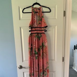 Express topical maxi dress